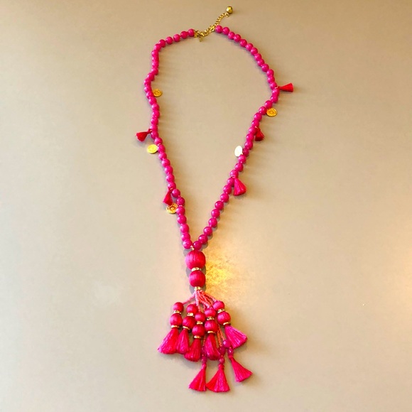 Kate Spade Beaded Coin and Tassel Necklace - Picture 5 of 14